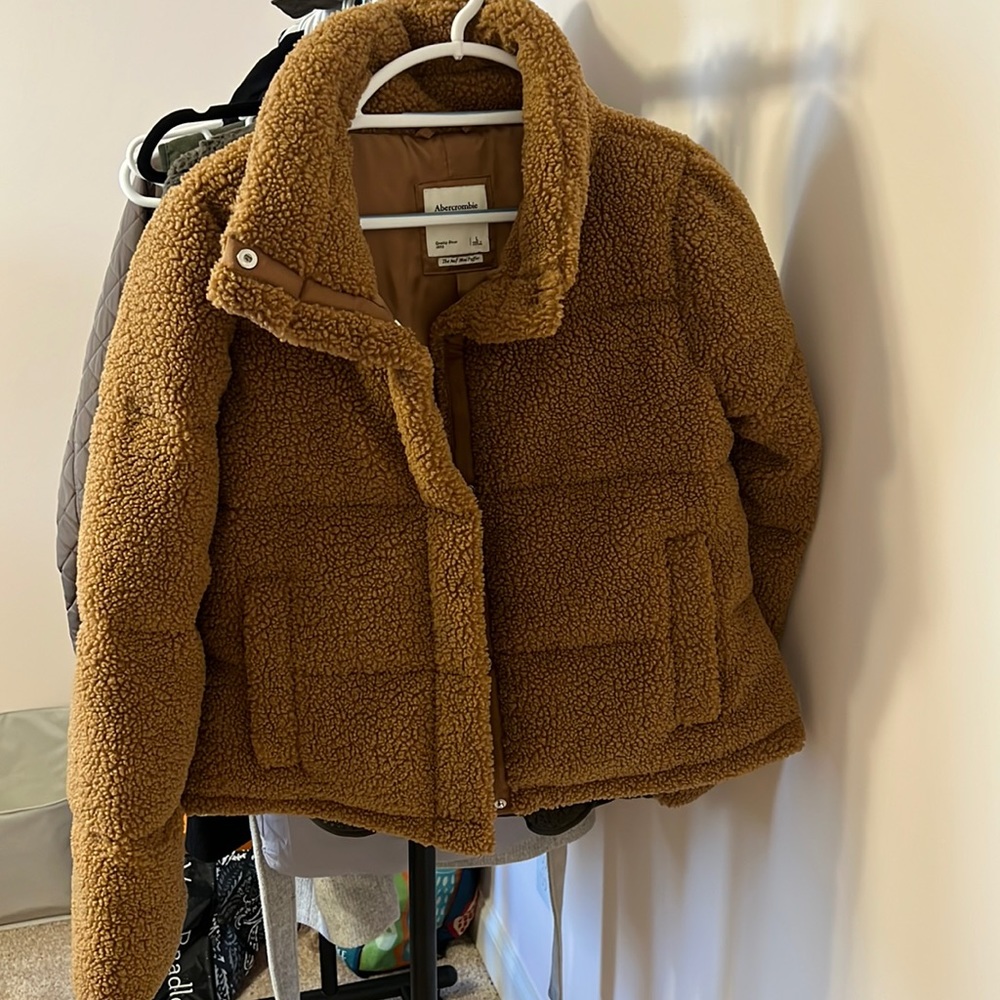 Abercrombie Mini Puffer Jacket Sherpa
